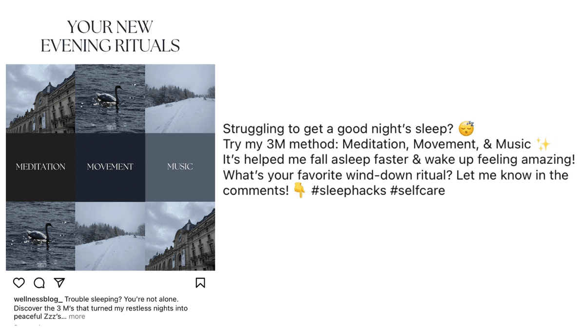 Instagram Post screenshot